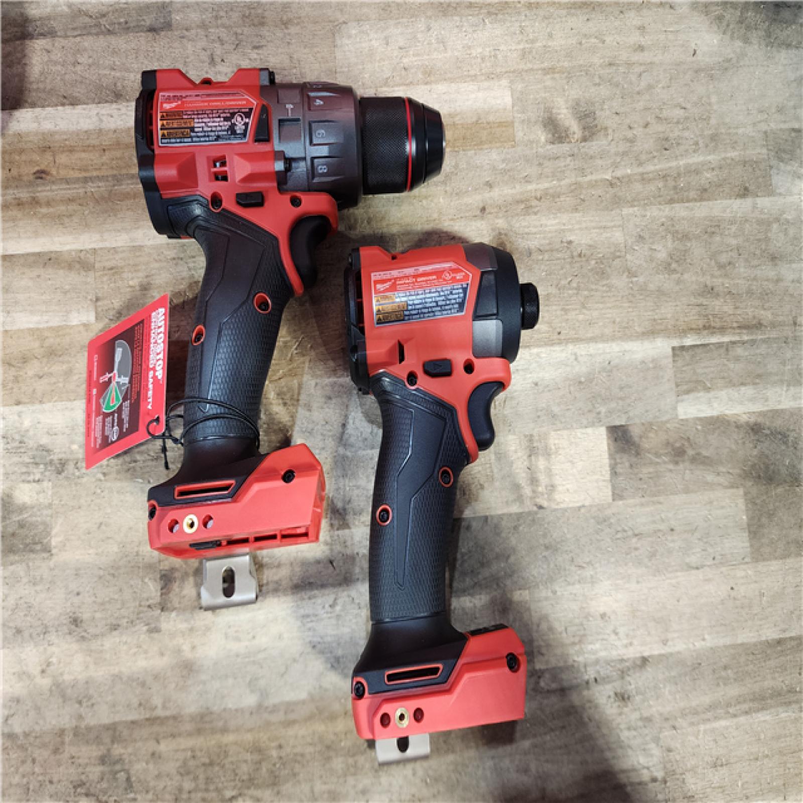 HOUSTON LOCATION - AS-IS (APPEARS LIKE NEW) Milwaukee FUEL 18V Lithium-Ion Brushless Cordless Hammer Drill and Impact Driver Combo Kit