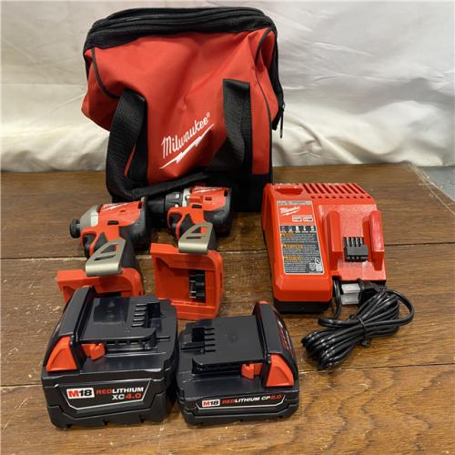 AS-IS Milwaukee M18 Compact Brushless 2-Tool Combo Kit