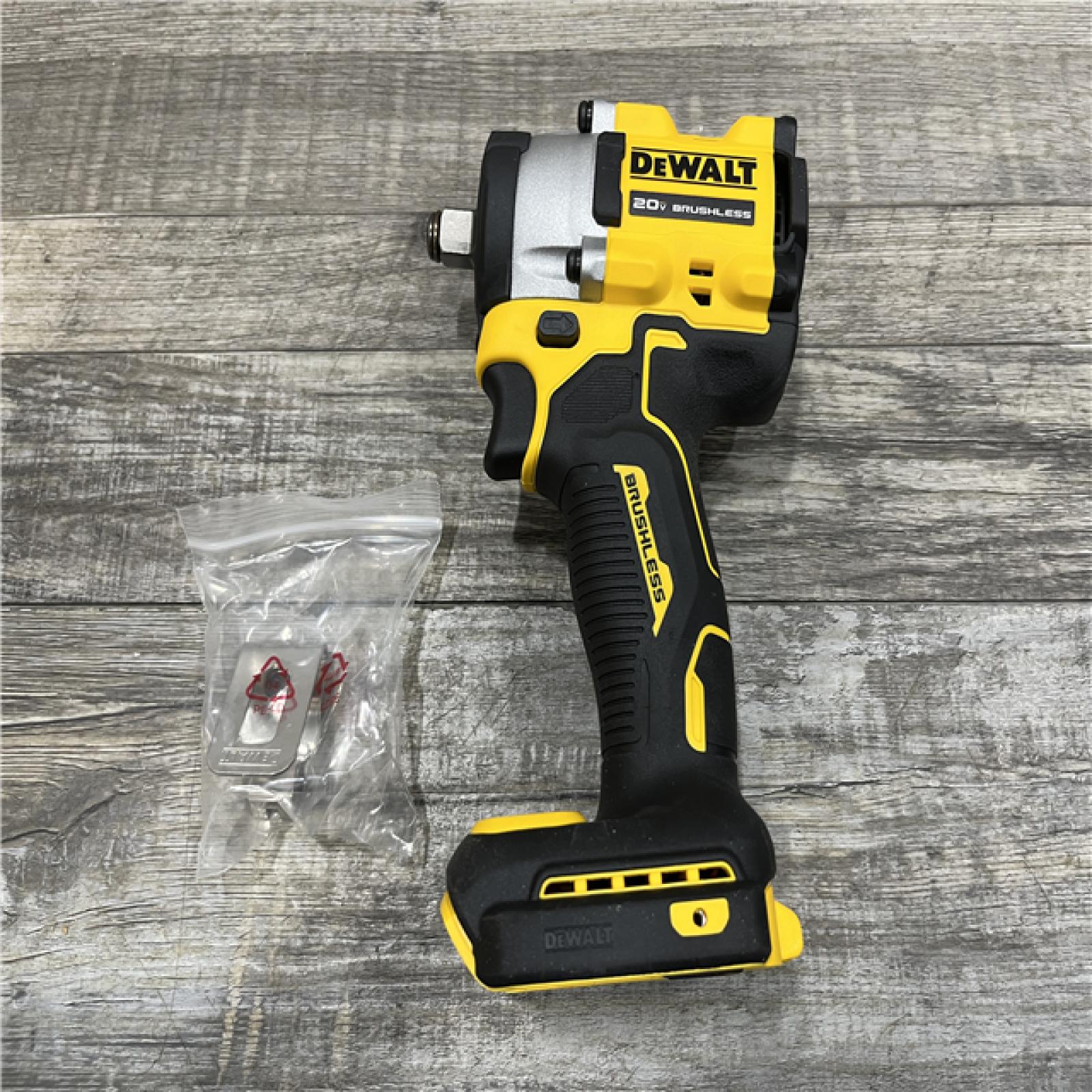 AS-IS DEWALT ATOMIC 20V MAX Cordless Brushless 1/2 in. Variable Speed Impact Wrench (Tool Only)