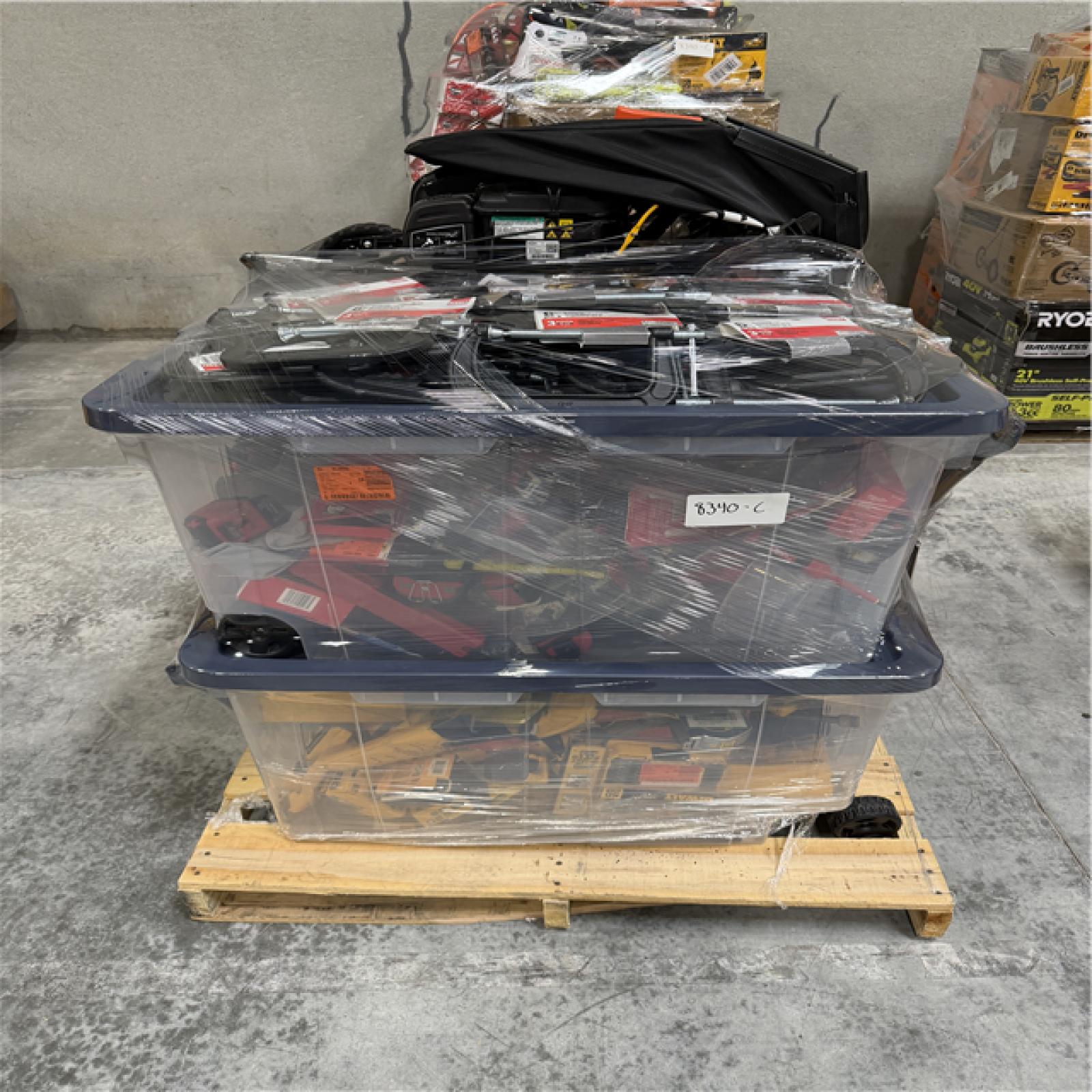 Atlanta Location AS-IS Tools Partial Truckload (8 Pallets) 8340-C