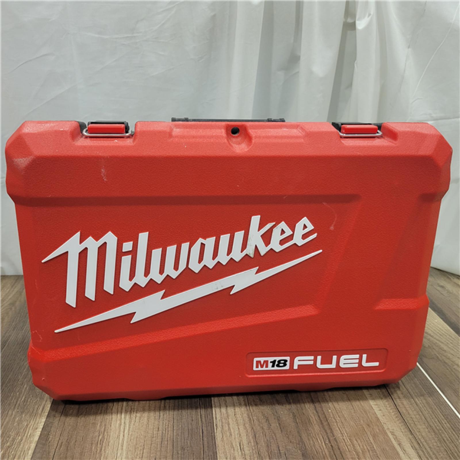 AS-IS MILWAUKEE   M18 FUEL 18V Lithium-Ion Brushless Cordless Hammer Drill and Impact Driver Combo Kit (2-Tool) with 2 Batteries
