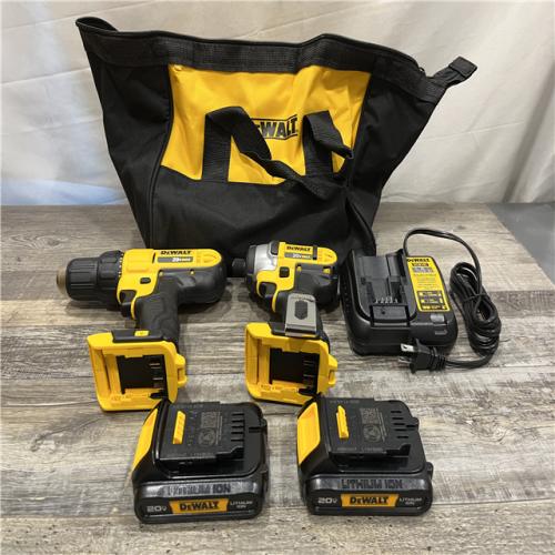 AS-IS DEWALT 20V MAX Cordless Drill/Impact 2 Tool Combo Kit