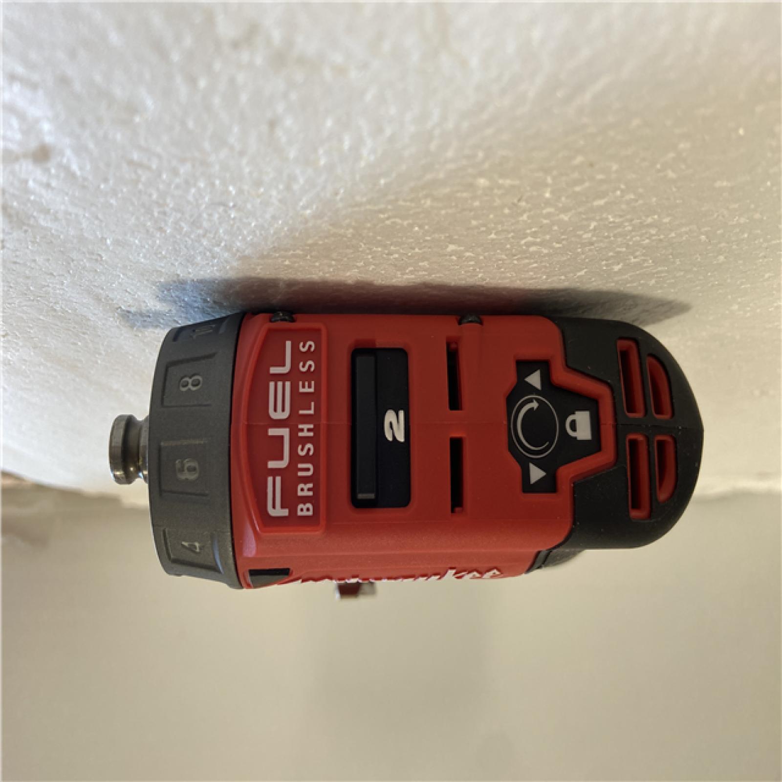 AS-IS - Milwaukee M12 FUEL 12V Lithium-Ion Brushless Cordless 4-in-1 Installation 3/8 in. Drill Driver Kit