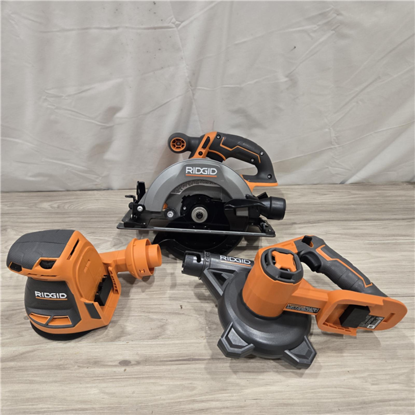 AS-IS RIDGID 18V Cordless 8-Tool Combo Kit