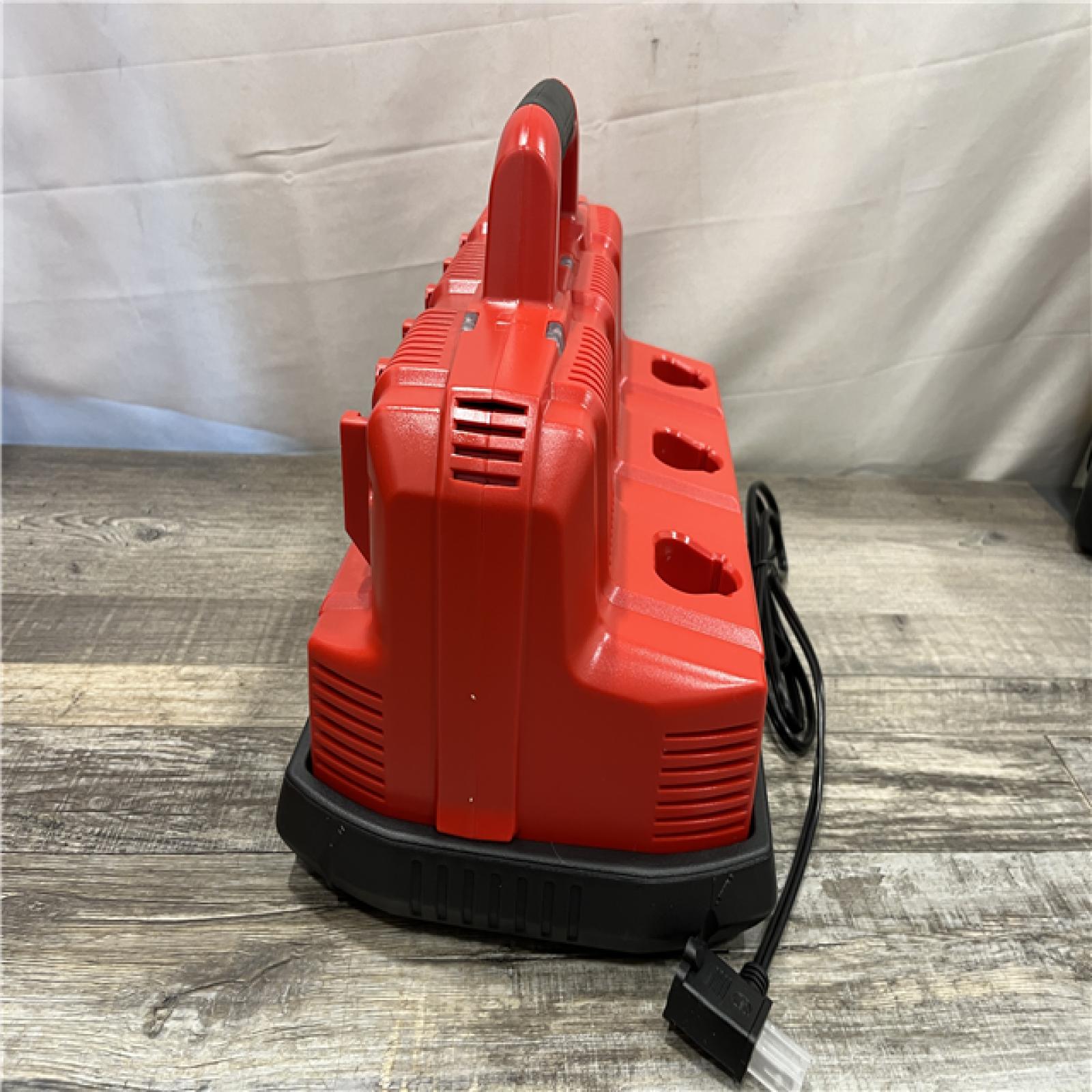 AS-IS Milwaukee 12-Volt/18-Volt Lithium-Ion Multi-Voltage 6-Port Sequential Rapid Battery Charger