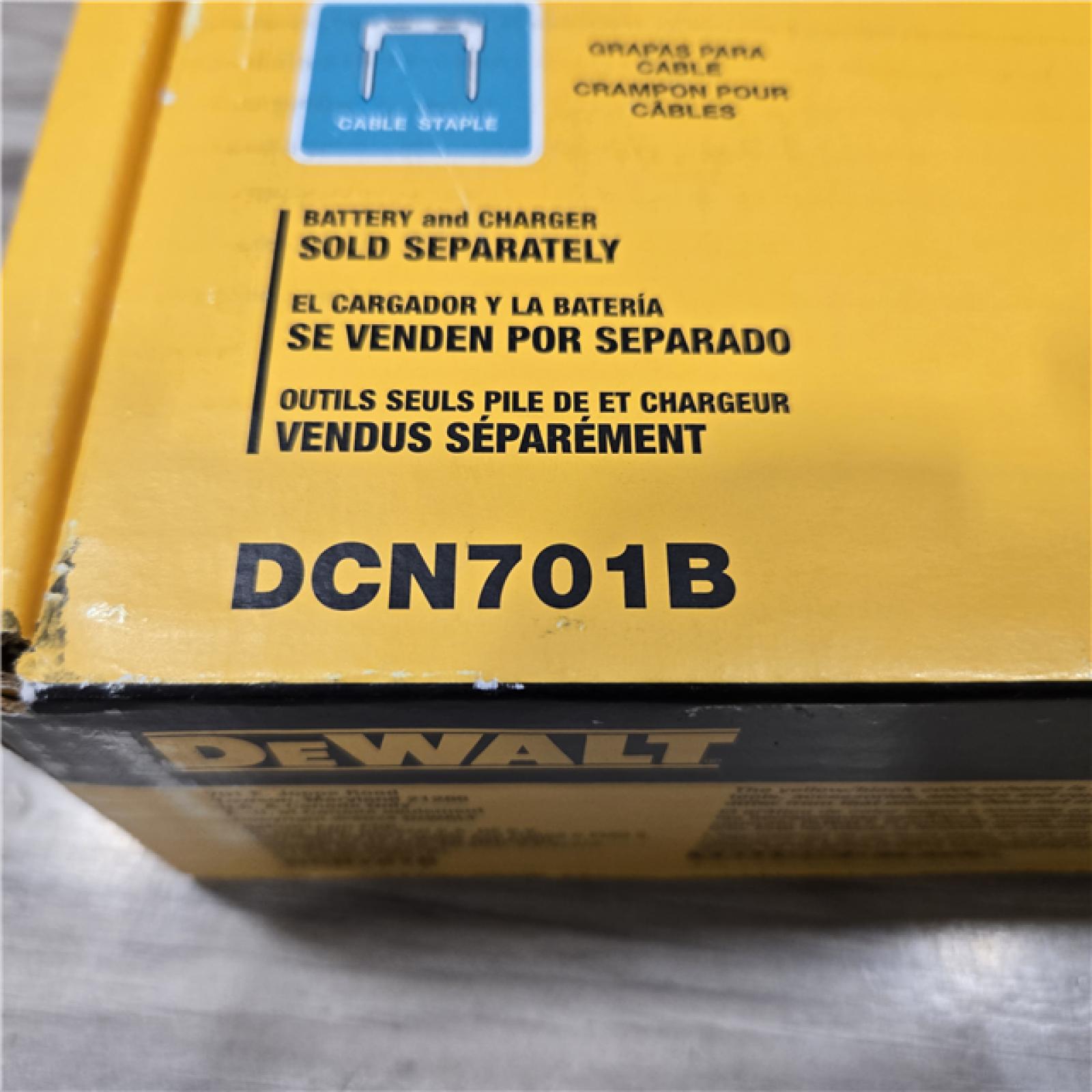 AS-IS DEWALT  20V MAX Lithium-Ion Cordless Cable Stapler (Tool Only)