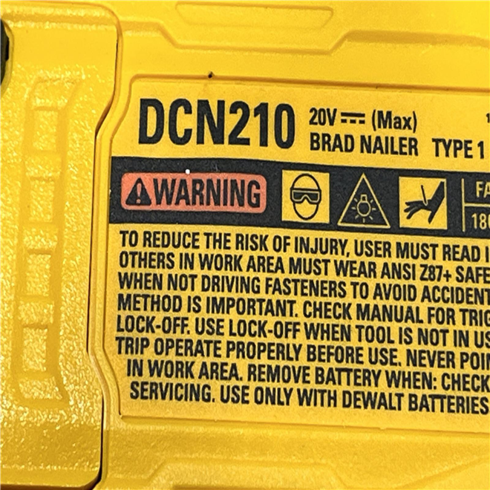 AS-IS DEWALT 20V MAX XR 18 Gauge Cordless Brad Nailer (Tool Only)