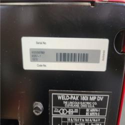 Phoenix NEW Lincoln Electric 180 Amp Weld-Pak 180i Multi-Process Stick/MIG/Flux-Core/TIG  120V or 230V Aluminum Welder with Spool Gun sold separately