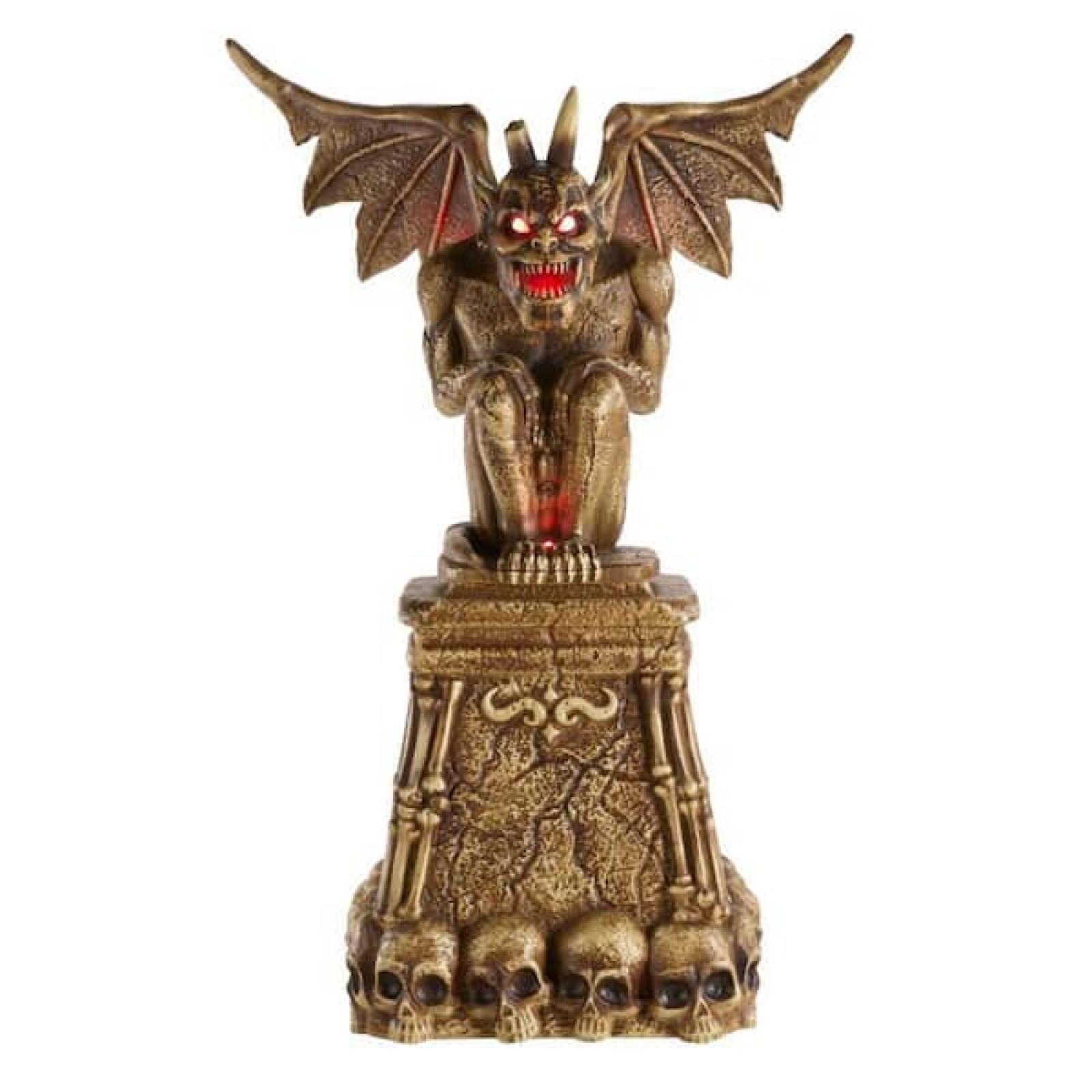 Phoenix NEW Home Accents Holiday 5.5 ft. Grave & Bones LED Gargoyle H13