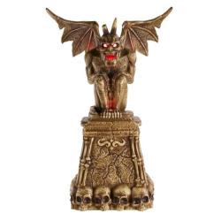 Phoenix NEW Home Accents Holiday 5.5 ft. Grave & Bones LED Gargoyle H13