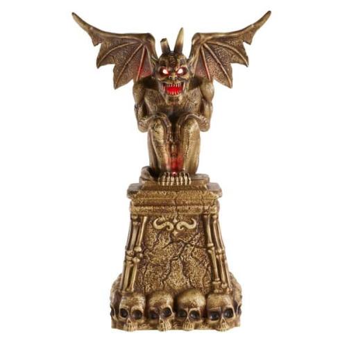 Phoenix NEW Home Accents Holiday 5.5 ft. Grave & Bones LED Gargoyle H13