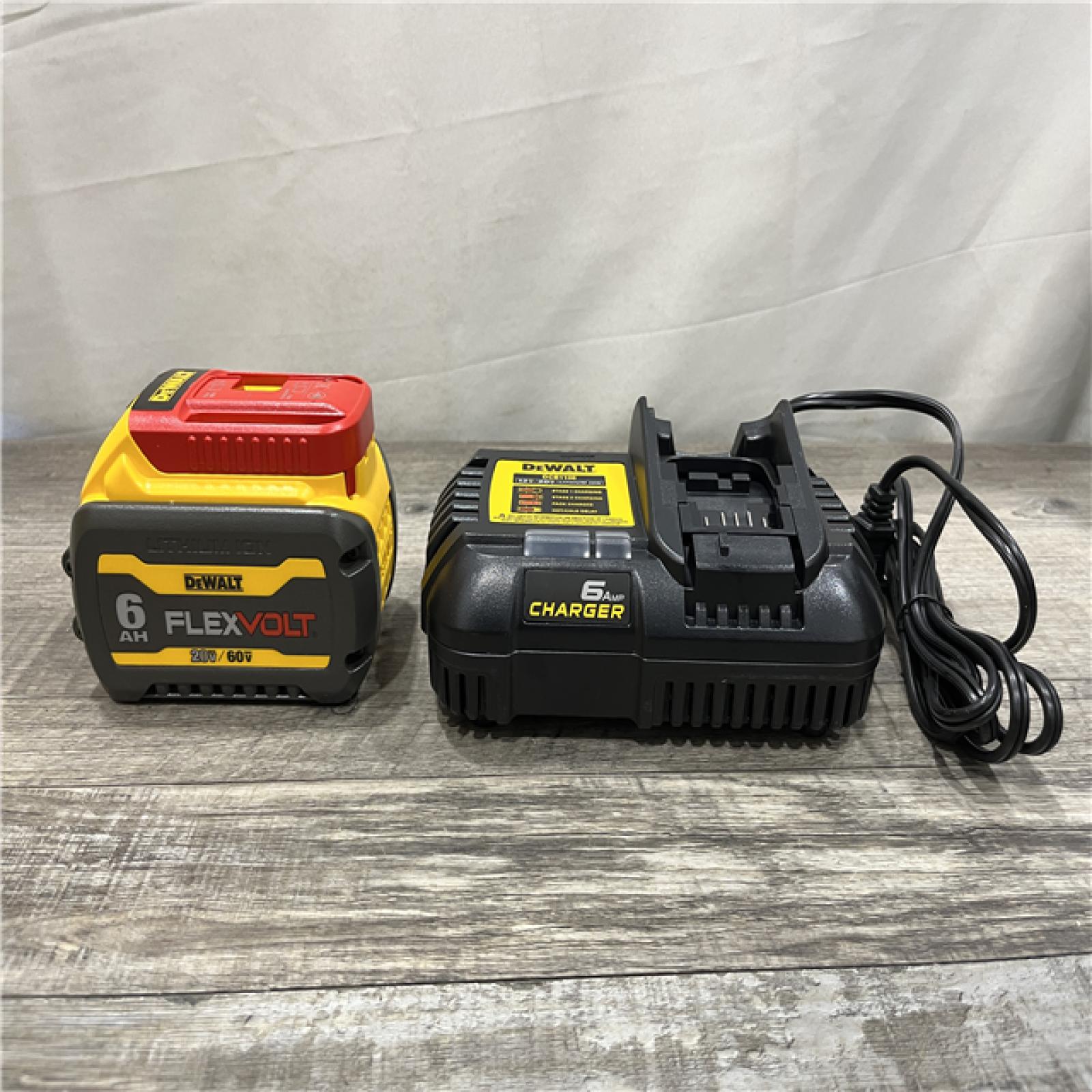 AS-IS DEWALT FLEXVOLT 20V/60V MAX Lithium-Ion 6.0Ah Battery Pack Kit