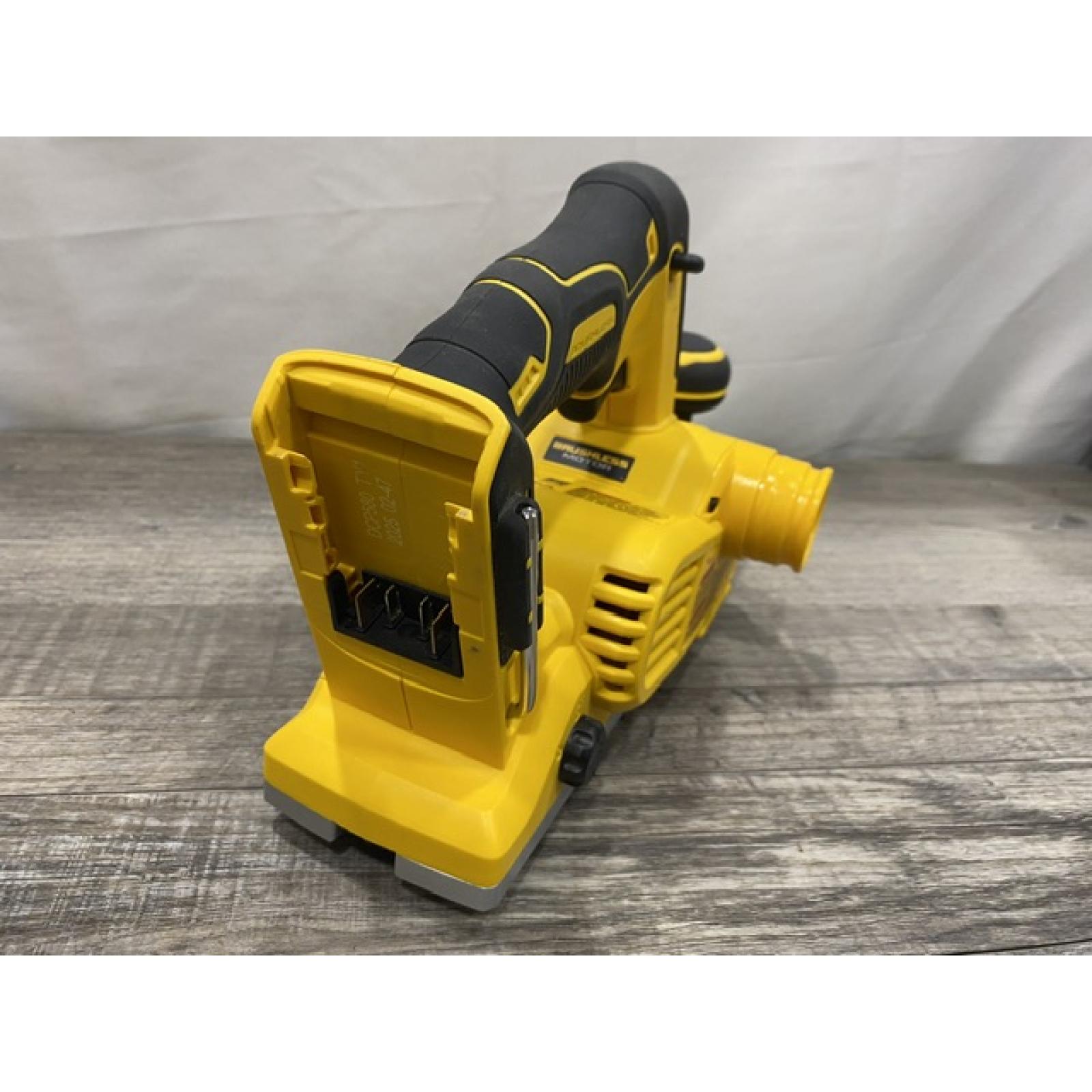 AS-IS DEWALT 20V MAX XR Cordless Brushless 3-1/4 in. Planer (Tool Only)
