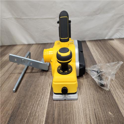 AS-IS DEWALT 20V MAX XR Cordless Brushless 3-1/4 in. Planer (Tool Only)