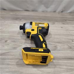 AS-IS DEWALT 20V MAX Cordless 1/4 in. Impact Driver Kit