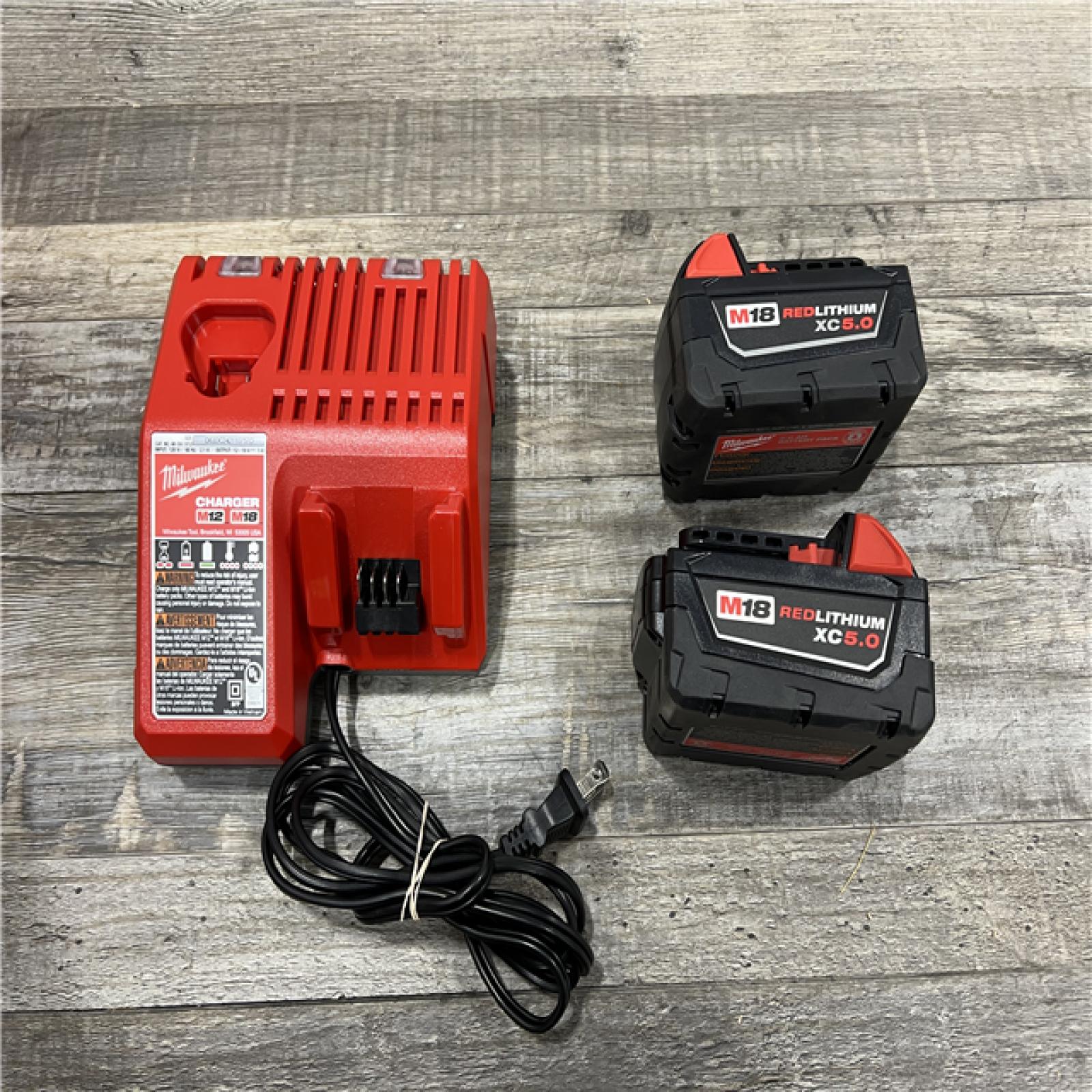 AS-IS Milwaukee M18 18-Volt Lithium-Ion XC Starter Kit