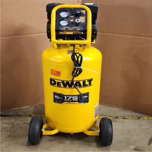 HOUSTON LOCATION - AS-IS DEWALT 26 Gal. 175 PSI Ultra Quiet Portable Electric Air Compressor
