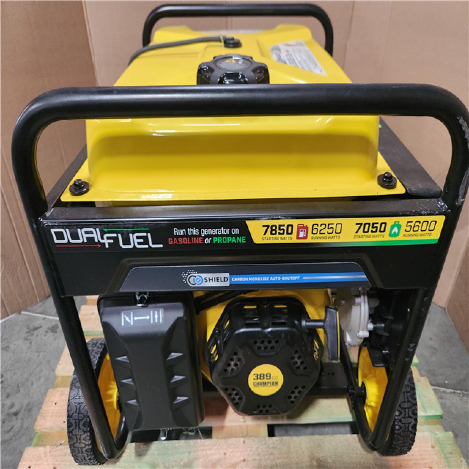 CALIFORNIA AS-IS CHAMPION PORTABLE GENERATOR