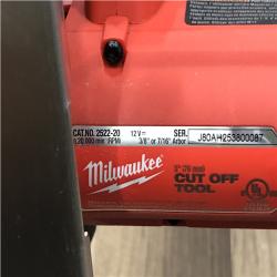 AS-IS Milwaukee FUEL 12V Lithium-Ion Brushless Cordless 3 in. Cut Off Saw (Tool-Only)