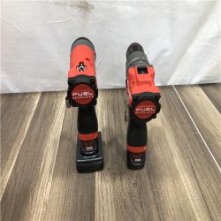 AS-IS Milwaukee FUEL 12-Volt Lithium-Ion Brushless Cordless Hammer Drill and Impact Driver Combo Kit