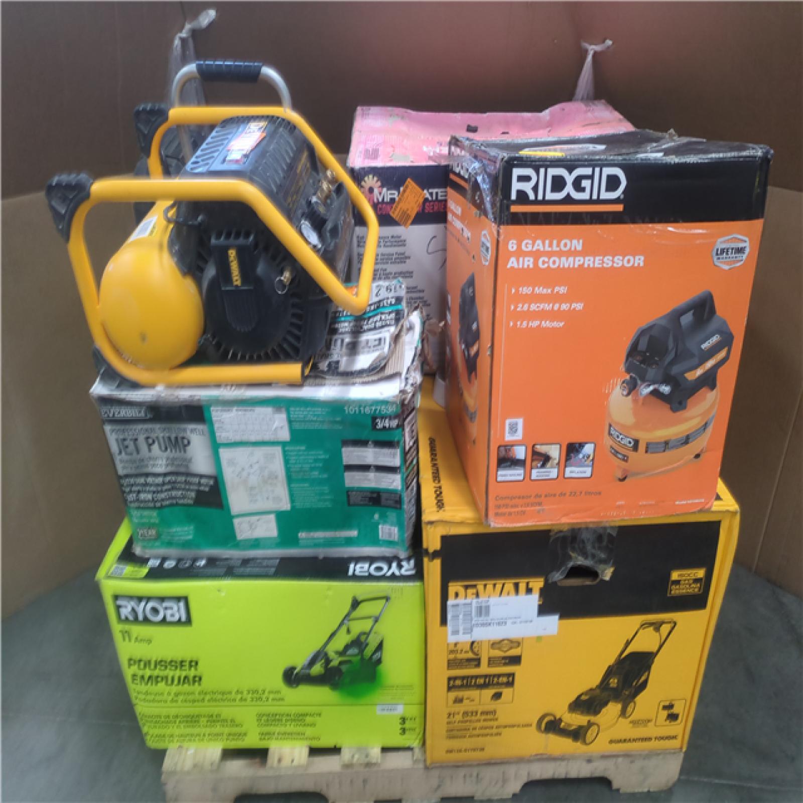 California AS-IS OUTDOOR POWER EQUIPMENT