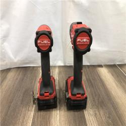 AS-IS Milwaukee FUEL 18V Lithium-Ion Brushless Cordless Hammer Drill and Impact Driver Combo Kit