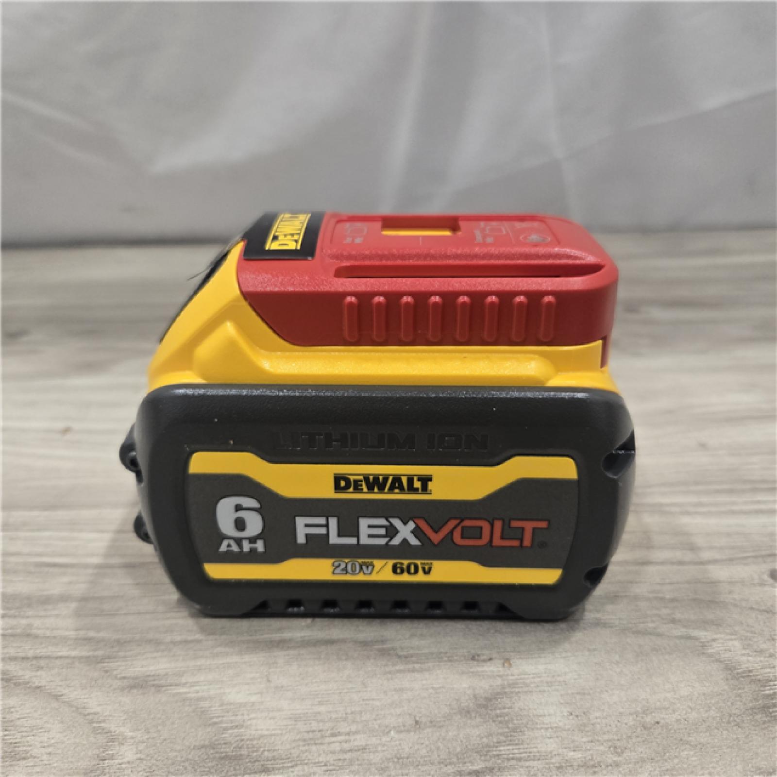 AS-IS DEWALT FLEXVOLT 20V/60V MAX Lithium-Ion 6.0Ah Battery and Charger Kit