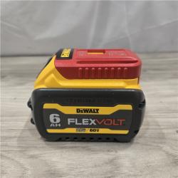 AS-IS DEWALT FLEXVOLT 20V/60V MAX Lithium-Ion 6.0Ah Battery and Charger Kit
