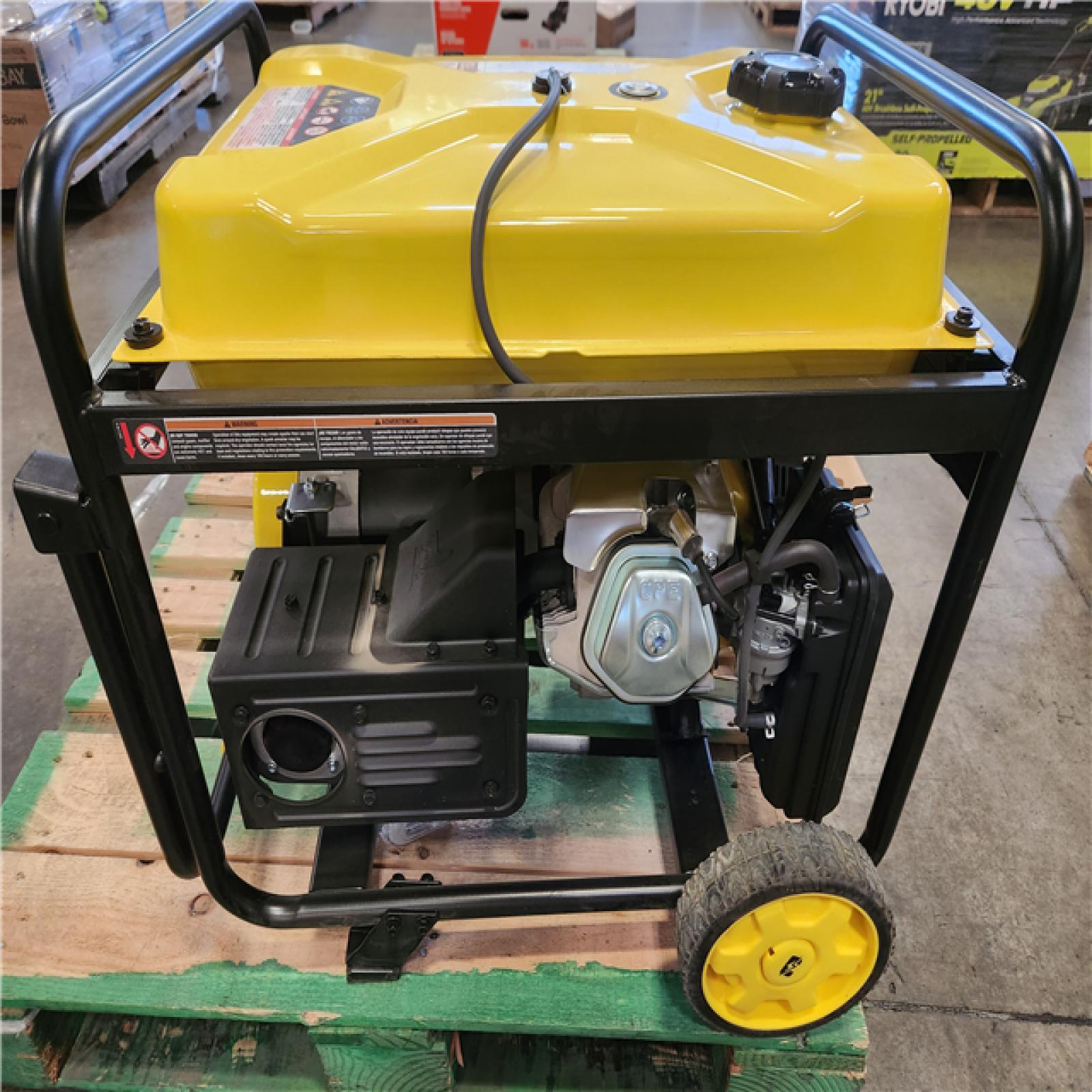 Phoenix LIKE NEW Champion Power Equipment 7850/6250-Watt Recoil Start Dual Fuel Portable Generator w/ Free 3-Year Warranty for Home Backup and Storm Prep
