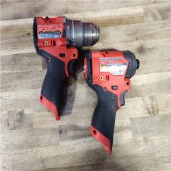 HOUSTON LOCATION - AS-IS Milwaukee 3497-22 12V Brushless Hammer Drill and Impact Driver Combo Kit