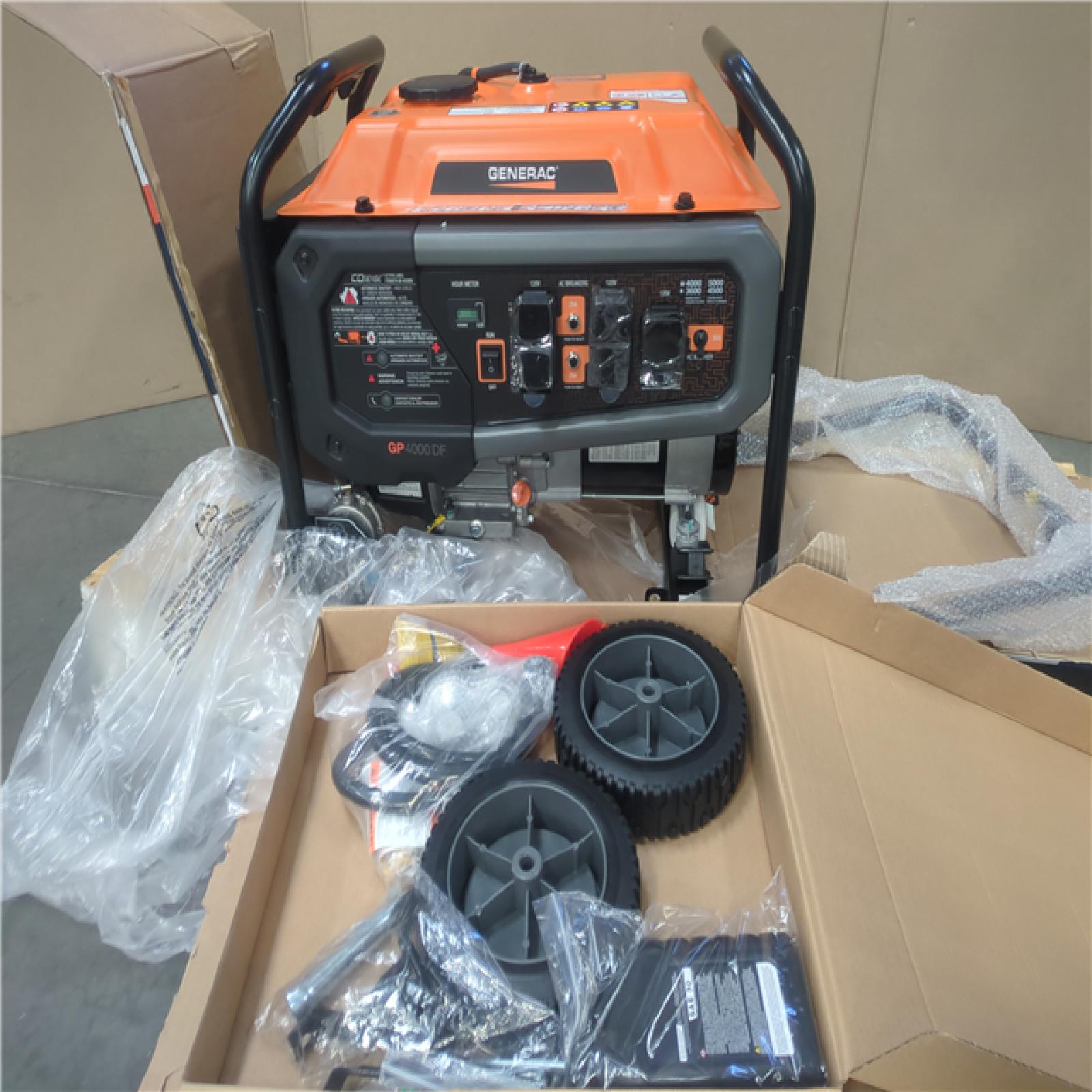 CALIFORNIA AS-IS GENERAC PORTABLE POWER GENERATOR