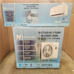 Phoenix NEW Hessaire DIY 21 SEER2 18 000 BTU WiFi 1.5-Ton Ductless Mini Split Air Conditioner  Heat Pump  Variable Speed Inverter-208V/230V (SEALED)