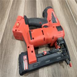 AS-IS  MILWAUKEE FUEL 18-Volt Lithium-Ion Brushless Cordless 18-Gauge 1/4 in. Narrow Crown Stapler (Tool-Only)