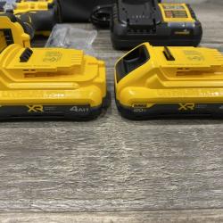 AS-IS DEWALT 20V XR Lithium-Ion Cordless Brushless 1/2 in. Drill/Driver Kit