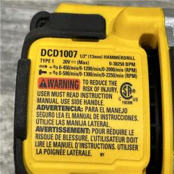 AS-IS DEWALT 20V XR Lithium-Ion Cordless Hammer Drill Kit