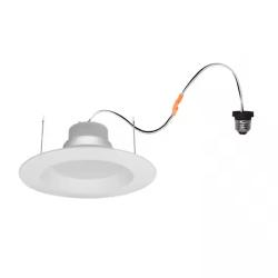 DALLAS LOCATION - LEDVANCE Integrated LED 6 in. Retro Fit 3000K 675 Lumen Dimmable Recessed Light White  Wet Rated (12-Pack) PALLET-(72 CASES)