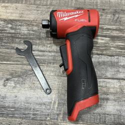 AS-IS Milwaukee FUEL 12V Lithium-Ion Brushless Cordless 1/4 in. Right Angle Die Grinder (Tool-Only)