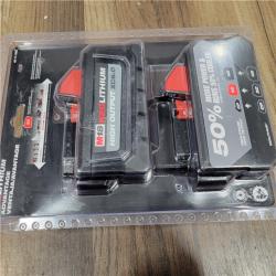 NEW! Milwaukee M18 18-Volt Lithium-Ion High Output 6.0Ah Battery Pack (2-Pack)