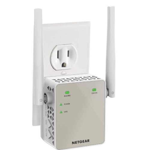 NEW! - NETGEAR Wi-Fi Range Extender EX6120 - Coverage Up to 1500 Sq Ft and 25 Devices with AC1200 Dual Band Wireless Signal Booster & Repeate (5 UNITS)