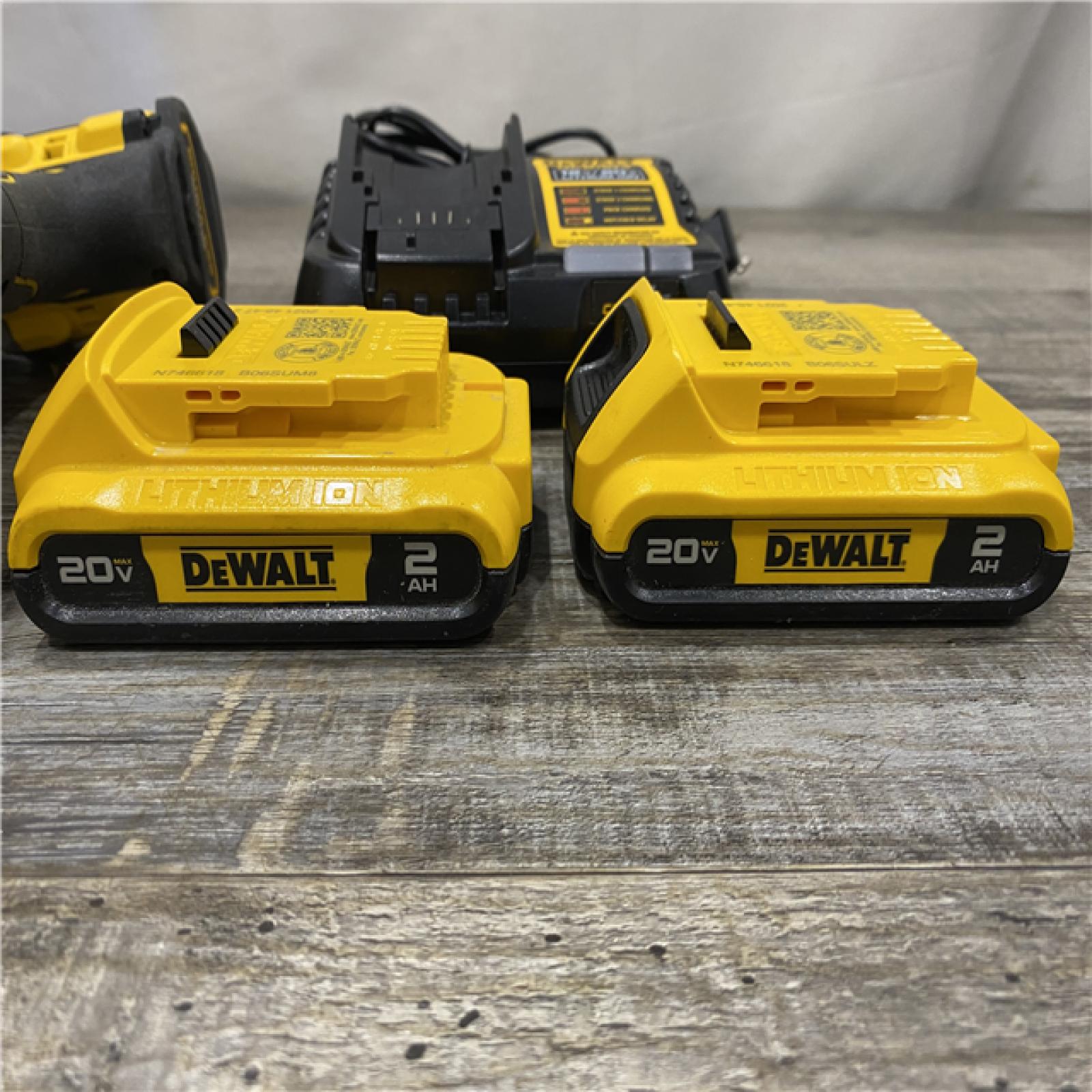 AS-IS DEWALT 20V MAX Lithium-Ion Cordless Brushless 1/2 in. Drill Driver Kit