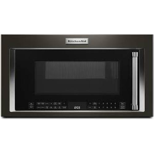Phoenix Location NEW KitchenAid 30 in. W 1.9 cu. ft. 1800-Watt Over the Range Microwave with Air Fry in Black Stainless Steel  KMHC319LBS
