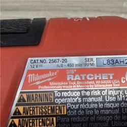 AS-IS Milwaukee 2567-20 M12 FUEL 3/8 in. Cordless High Speed Ratchet (Tool Only)