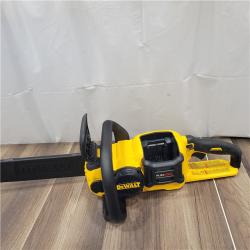 AS-IS   DEWALT  FLEXVOLT 60V MAX 16in. Brushless Cordless Battery Powered Chainsaw Kit with (1) FLEXVOLT 2 Ah Battery & Charger