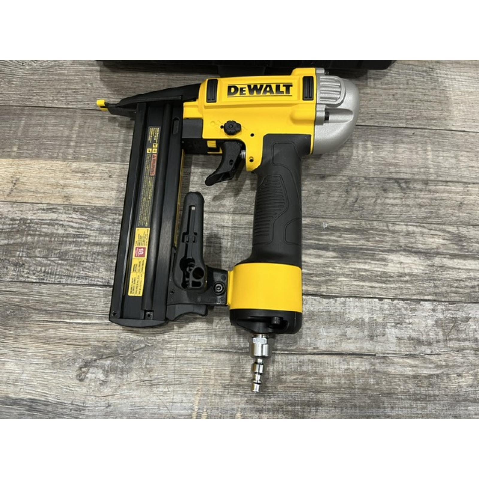 NEW - DEWALT Pneumatic 18-Gauge 1/4 in. Crown Corded Stapler