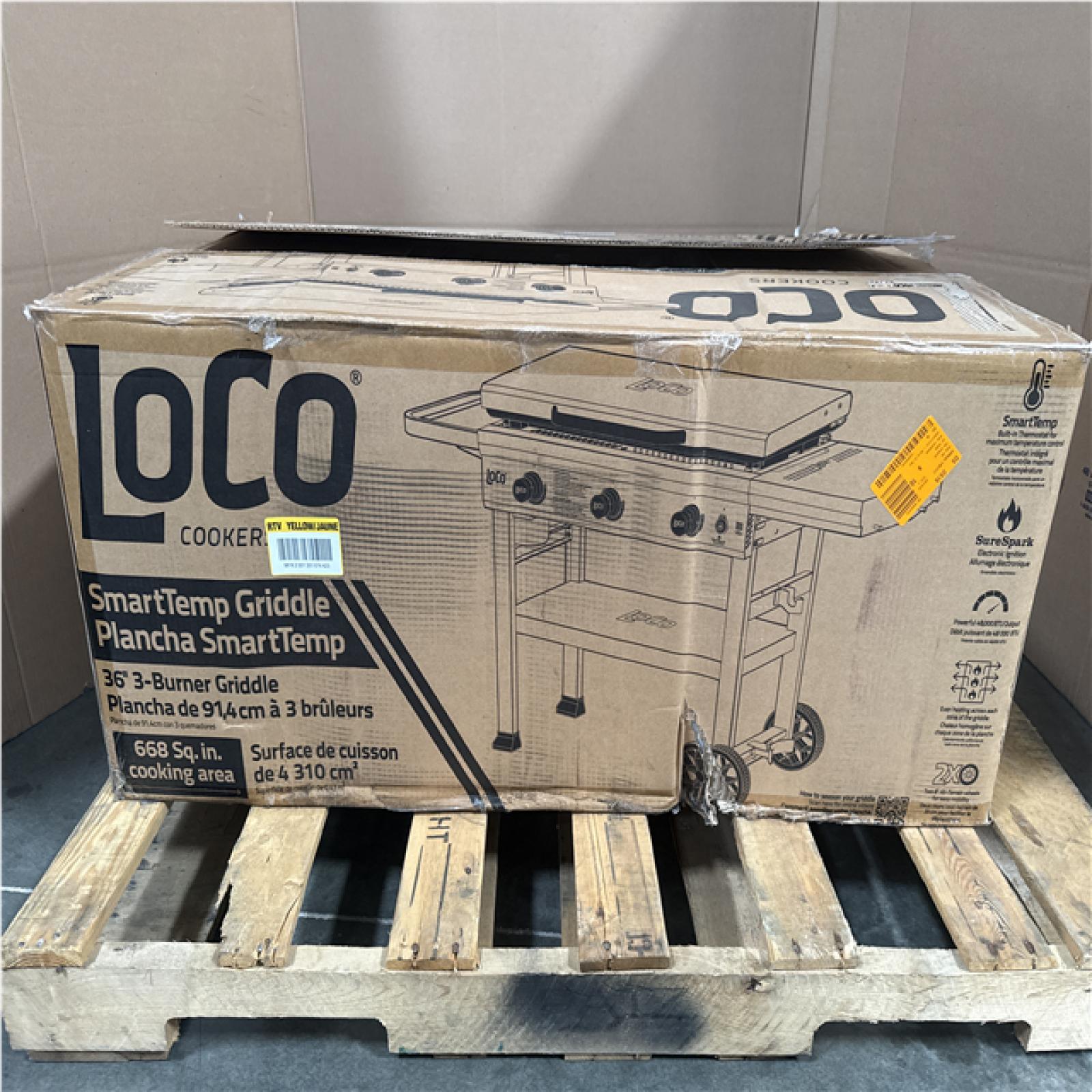 CALIFORNIA LIKE NEW LOCO 36in 3BURNER GRILL