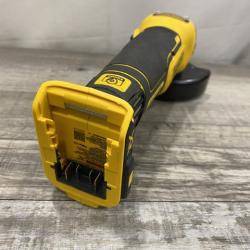 AS-IS DEWALT 20V MAX XR Cordless Brushless 4.5 in. Slide Switch Small Angle Grinder with Kickback Brake (Tool Only)