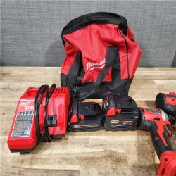 HOUSTON LOCATION - AS - IS Milwaukee 18-Volt Lithium-Ion Brushless Cordless Compact Hammer Drill/Impact Combo Kit