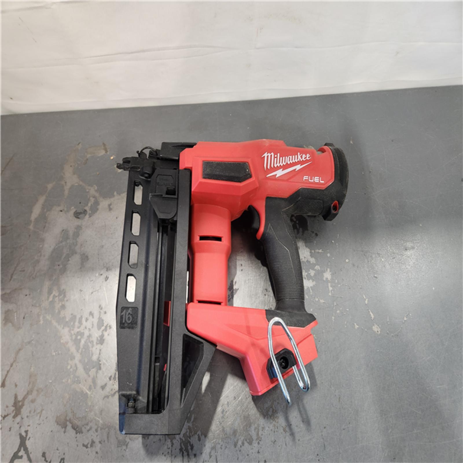 AS-IS- MILWAUKEE 16 GAUGE STRAIGHT FINISH NAILER (TOOL ONLY)