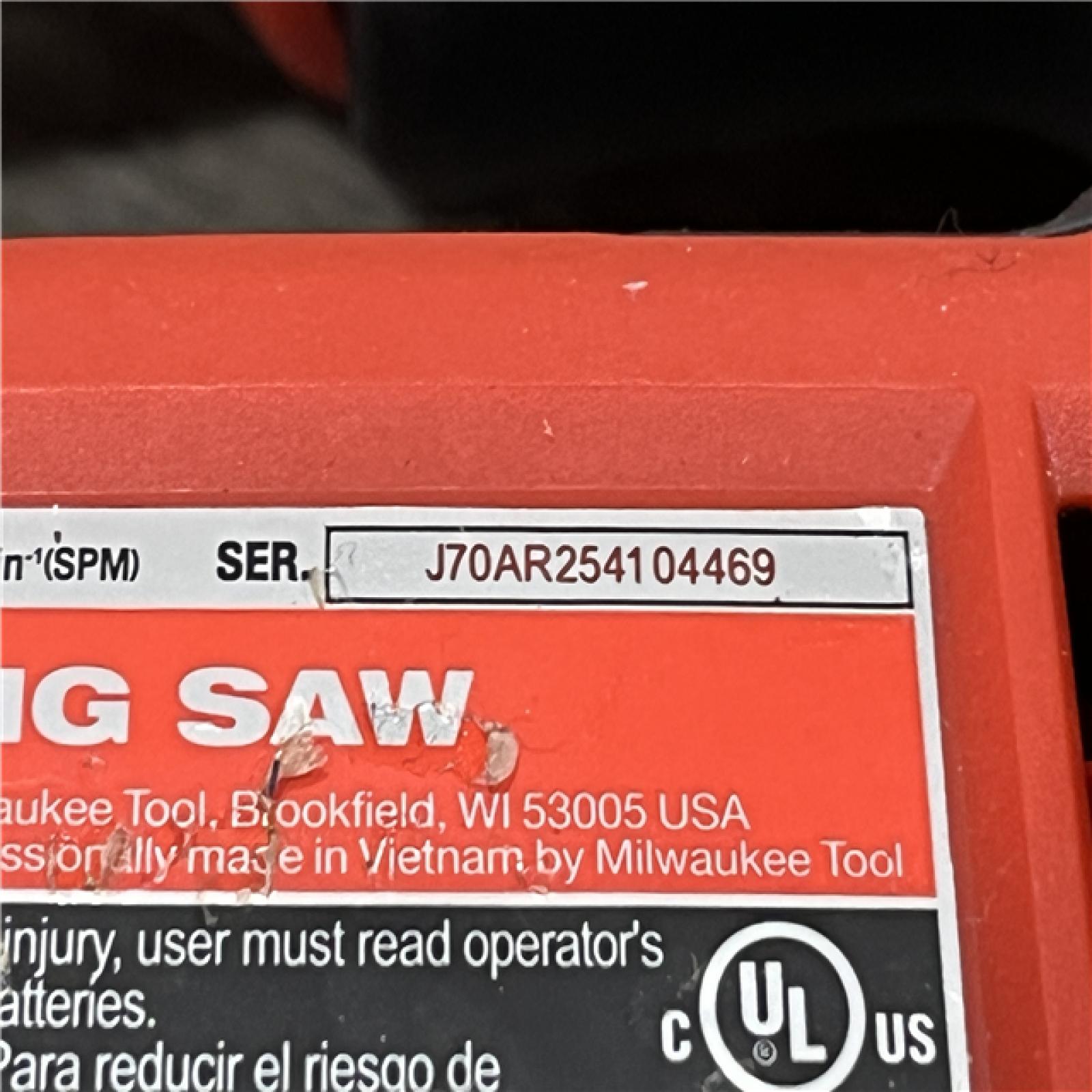 AS-IS Milwaukee FUEL 18V Lithium-Ion Brushless Cordless Jig Saw (Tool-Only)