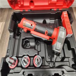 AS-IS- MILWAUKEE M12 FUEL ProPEX Expander Tool with 1/2 in. - 1 in. RAPID SEAL ProPEX Expander Heads